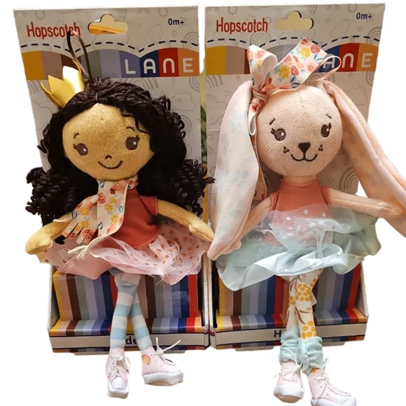 Hopscoth Toys Hopscotch Lane Soft Bodied Floppy Doll Jade